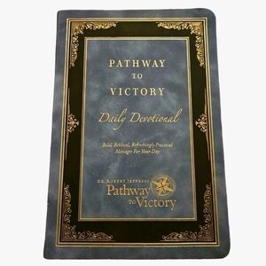 NEW! PATHWAY TO VICTORY 2022 Daily Devotional by Dr. Robert Jeffres Suede Book.